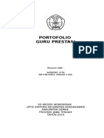 Portofolio Guru Prestasi Tingkat Kab Demak 2014