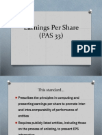 PAS 33-Earnings Per Share