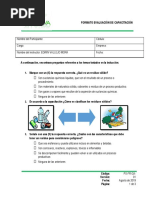 Evaluaciòn de Capacitaciòn PMIRS