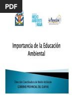 Importancia de La Educacion Ambiental