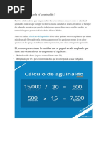 Cómo Se Calcula El Aguinaldo