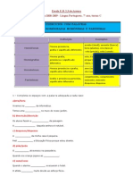 Palavras Homofonas Homografas Homonimas e Paronimas Exercicios