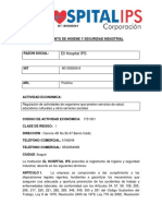 Reglamento de Higiene y Seguridad Industrial Corregido