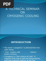 Cryogenic Cooling