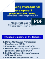 Continuing Professional Development RA No 10912