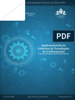 Implementación de Gobierno de Tecnologías de La Información