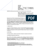 Demanda de Nulidad de Matrimonio y Reconocimiento de Unión de Hecho