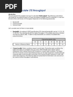 How To Calculate LTE Throughput