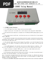 K 1000C Instructions