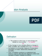 Correlation Analysis