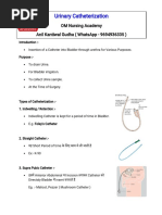 Urinary Catheterization PDF