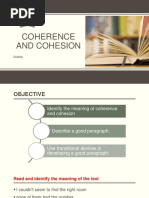 Coherence and Cohesion