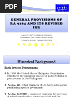 General Provisions of RA 9184 and Its IRR 2