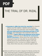 Trial of Dr. Rizal