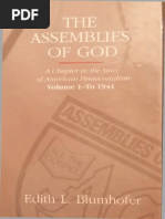 Edith L. Blumhofer - Assemblies of God - A Chapter in The Story of American Pentecostalism Volume 1 - To 1941-Gospel Pub House (1989) PDF