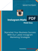 Instagram Marketing Made Easy - Special Free Report PDF