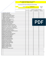 Screening Test Class Reading Record STCRR