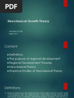 Neoclassical Growth Theory