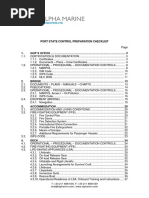 Port State Control Preparation Checklist