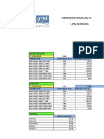 Lista de Precios