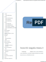 Tercero ESO. Geografía e Historia. Resumen Tema 3