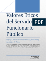 Valores Éticos Del Servidor Público