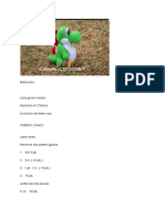 Mario Bross Yoshi Amigurumi Patrón Libre PDF