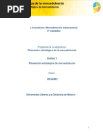 Unidad 1. Planeacion Estrategica de Mercadotecnia - Contenido Nuclear