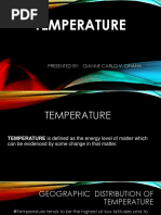 Temperature and Humidity Presentation