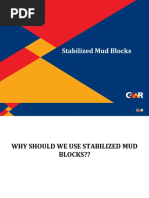 Stabilised Mud Blocks