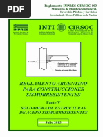 C103 5 REG Sismo Soldadura Acero