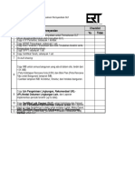 Checklist Persyaratan SLF