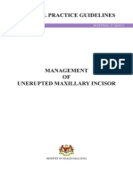 CPG Unerupted Maxillary Incisor