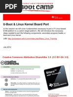 Sitara Boot Camp 10 Uboot Linux Kernel Board Port