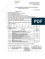 Inplant Training Certificate