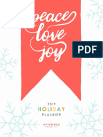 2019 Holiday Planner PDF