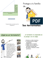 Folleto Que Hacer en Caso de Terremoto