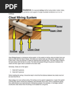 Open Wiring On Insulators