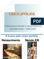 Criolipólise Prof Karla Malachoski