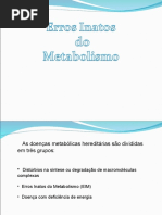 Erros Inatos Do Metabolismo