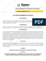 ACUERDO 54-2018 Re Estructuración Del Modelo de Gestión de Familia GUATEMALA