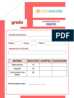 01 Examen - Primer - Grado - Enero - 2020