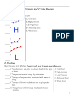 2018 Air Pressure and Fronts Practice