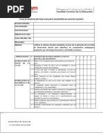 Ficha de Observación Del Desempeño Docente 09-06-2019