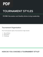 Tournament Style