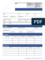 Job Application Form Download Standard 20170814