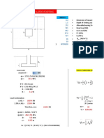 FOUNDATION Isolated Square Footing