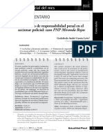 Godofredo André García León Eximentes de Responsabilidad Penal en El Accionar Policial Caso PNP Miranda Rojas