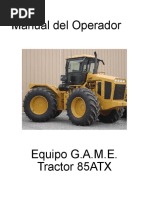 Manual de Operación Tractor 85ATX Español