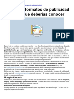 Formatos Publicidad Digital